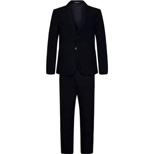 Navy Suit Aw24 , male, Sizes: M, XL, L - Emporio Armani - Modalova