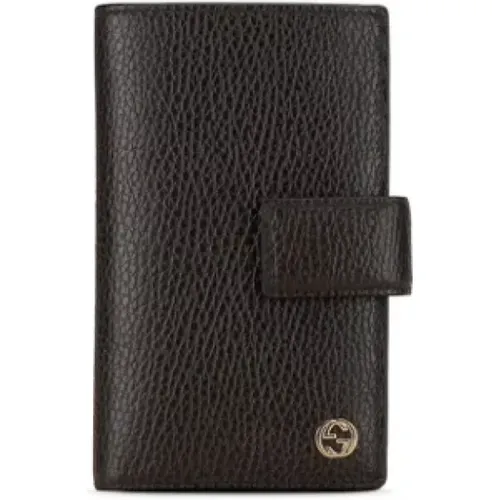 Pre-owned Wallets, female, , Size: ONE SIZE Pre-owned Leather wallets - Gucci Vintage - Modalova