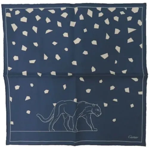 Pre-owned Silk scarves , female, Sizes: ONE SIZE - Cartier Vintage - Modalova