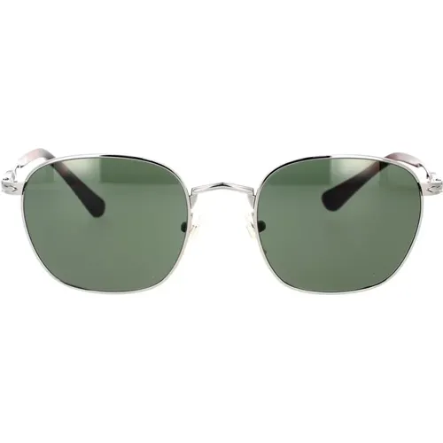 Stylish Unisex Sunglasses with Green Lens , unisex, Sizes: 52 MM - Persol - Modalova
