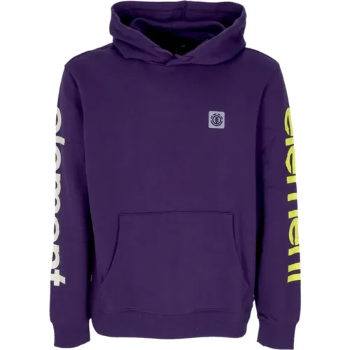 Hoodies, male, , Size: S Adjustable Hoodie Joint 2.0 Grape - Element - Modalova