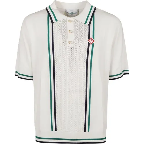 Tennis Polo Shirt , male, Sizes: XL - Casablanca - Modalova