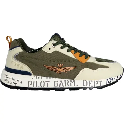 Sneakers, male, , Size: 8 US Running Sneakers Sc276 Iguana - aeronautica militare - Modalova