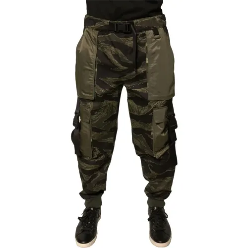 Straight Trousers, male, , Size: L Cargo Trousers - Dolce & Gabbana - Modalova