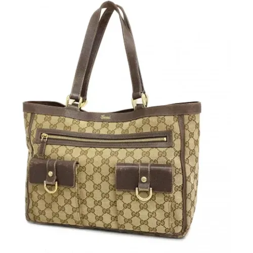 Pre-owned Canvas gucci-bags , female, Sizes: ONE SIZE - Gucci Vintage - Modalova