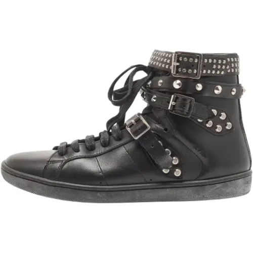 Pre-owned Leather sneakers , female, Sizes: 5 UK - Yves Saint Laurent Vintage - Modalova