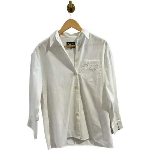 Pre-owned Shirts & Blouses, female, , Size: XS Pre-owned Cotton tops - Dolce & Gabbana Pre-owned - Modalova