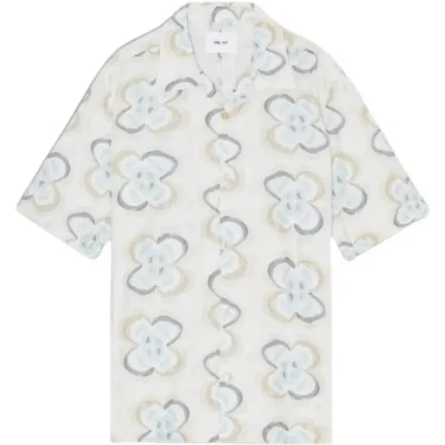 Short Sleeve Shirts, male, , Size: S Short Sleeve Hawaiian Style Shirt - Nn07 - Modalova