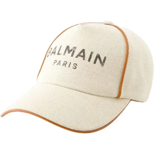 Caps, unisex, , Size: ONE SIZE B-Army Piping Cap - Cotton - Balmain - Modalova