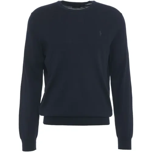 Blaue Strickware Aw24 Herrenbekleidung , Herren, Größe: 2XL - Ralph Lauren - Modalova