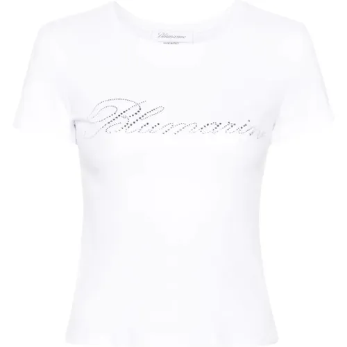 T-Shirts & Polos for Women , female, Sizes: S, M, L - Blumarine - Modalova