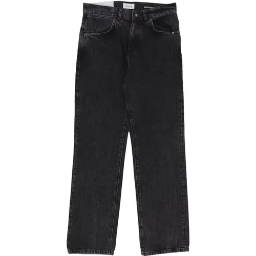 Straight Jeans, male, , Size: W32 Denim Mens Jeans with Straight Leg - Amish - Modalova