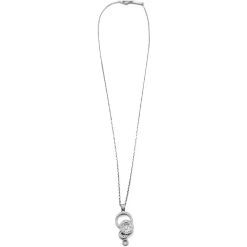 Pre-owned Jewellery, female, , Size: ONE SIZE Pre-owned White Gold necklaces - Chopard Pre-owned - Modalova