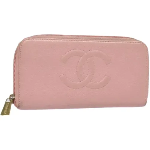 Pre-owned Wallets, female, , Size: ONE SIZE Pre-owned Leather wallets - Chanel Vintage - Modalova