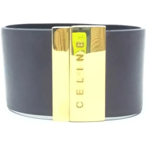 Pre-owned Jewellery, female, , Size: ONE SIZE Pre-owned Leather bracelets - Celine Vintage - Modalova