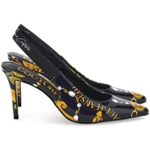 Flache Schuhe , Damen, Größe: 36 EU - Versace Jeans Couture - Modalova