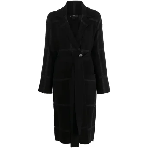 A-check knit coat , female, Sizes: M, L, XS, S - joseph - Modalova