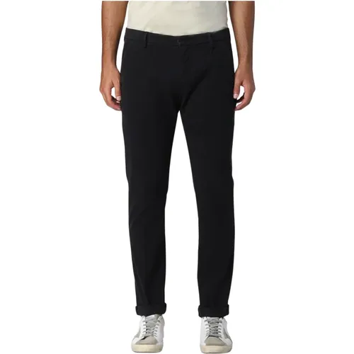 Gaubert Pence Slim-Fit Cropped Trousers , male, Sizes: W35 - Dondup - Modalova