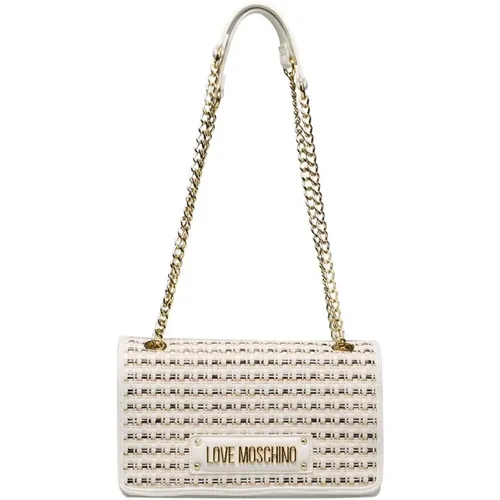 Crossbody Bag with Flap Closure , female, Sizes: ONE SIZE - Love Moschino - Modalova