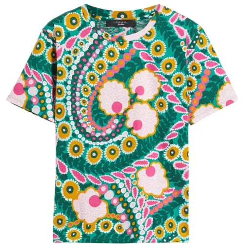 Dula Women`s Cotton T-Shirt , female, Sizes: S, XS - Max Mara - Modalova