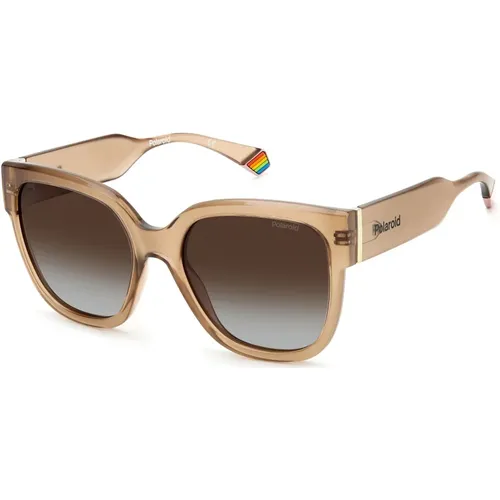 Havana/Brown Shaded Sonnenbrille,Stylische Sonnenbrille PLD 6167/S - Polaroid - Modalova