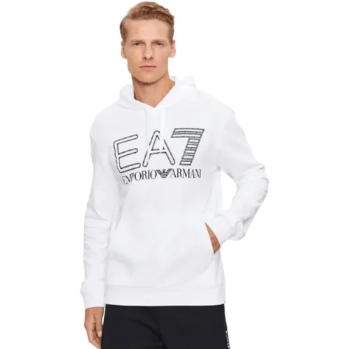 Hoodie , male, Sizes: XS - Emporio Armani EA7 - Modalova