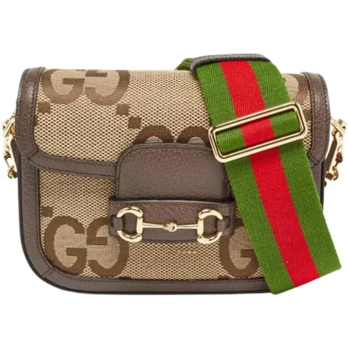 Pre-owned Cross Body Bags, female, , Size: ONE SIZE Pre-owned Canvas gucci-bags - Gucci Vintage - Modalova