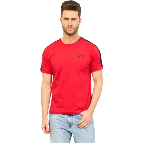 T-Shirts , male, Sizes: S, XL, L - Emporio Armani EA7 - Modalova