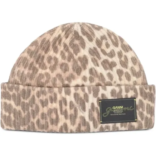 Beanies, female, , Size: ONE SIZE Colorful Hats for Women - Ganni - Modalova
