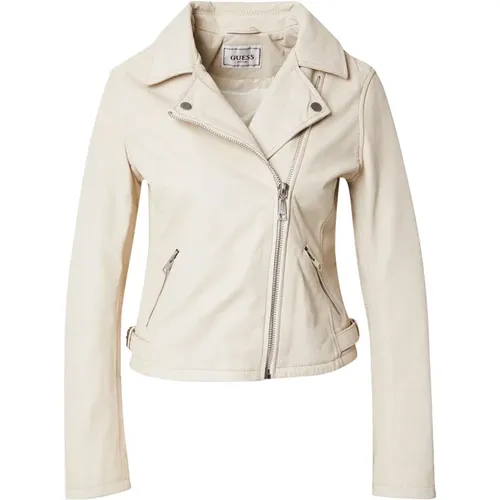 Leather Jacket , female, Sizes: L, M, S, XS - Guess - Modalova
