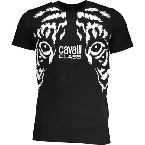 T-Shirts, male, , Size: XL Short Sleeve Men's T-Shirt - Cavalli Class - Modalova