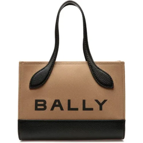 Color-Block Bag with Logo Print , female, Sizes: ONE SIZE - Bally - Modalova