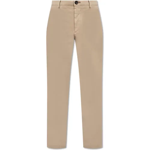 Straight Trousers, male, , Size: W32 Trousers with logo patch - PS By Paul Smith - Modalova