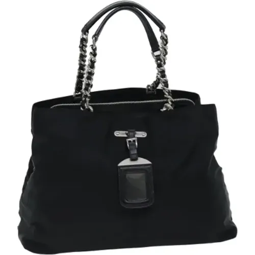 Pre-owned Tote Bags, female, , Size: ONE SIZE Pre-owned Nylon totes - Prada Vintage - Modalova