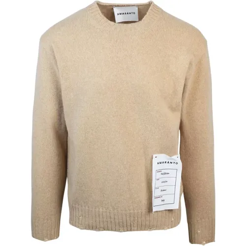 Wool Regular Fit Sweater , male, Sizes: XL - Amaránto - Modalova