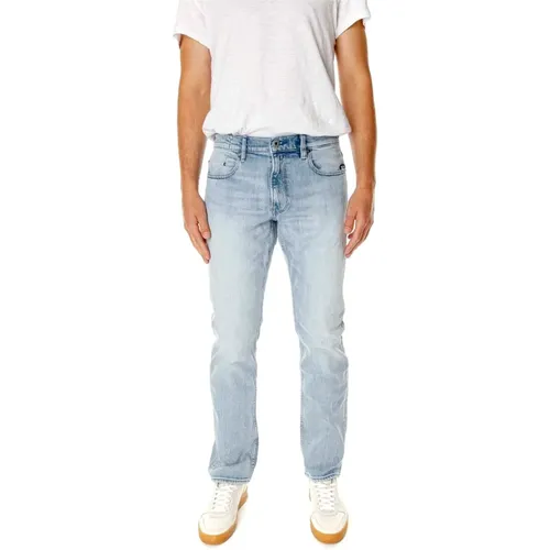 Straight Fit Mid Waist Jeans , Herren, Größe: W34 L32 - G-Star - Modalova