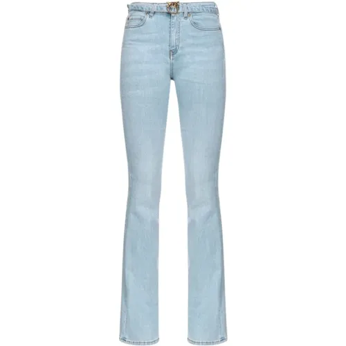 Flared Jeans , female, Sizes: W26 - pinko - Modalova