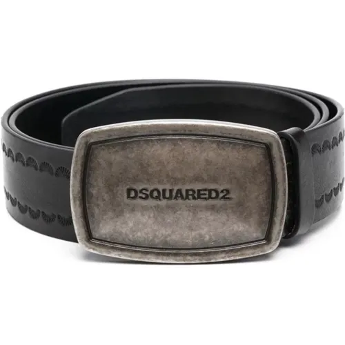 Belts, male, , Size: 90 CM Belt - Dsquared2 - Modalova