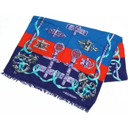 Pre-owned Scarves, female, , Size: ONE SIZE Pre-owned Cashmere scarves - Hermès Vintage - Modalova