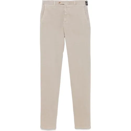 Chinos, male, , Size: XL Cotton Twill Tapered Leg Pants - Rota - Modalova