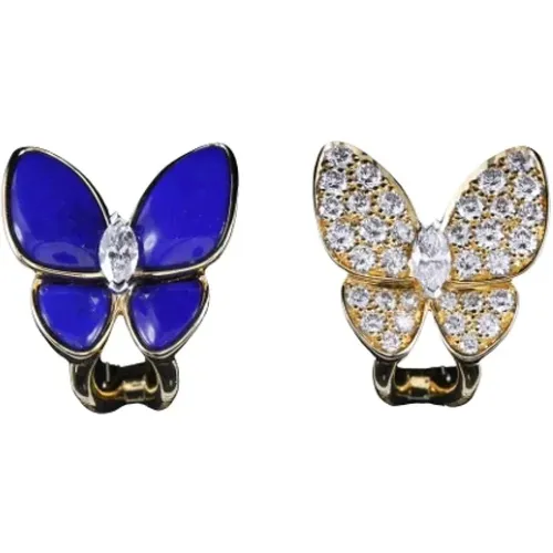 Pre-owned Jewellery, female, , Size: ONE SIZE Pre-owned Gold earrings - Van Cleef & Arpels Pre-owned - Modalova