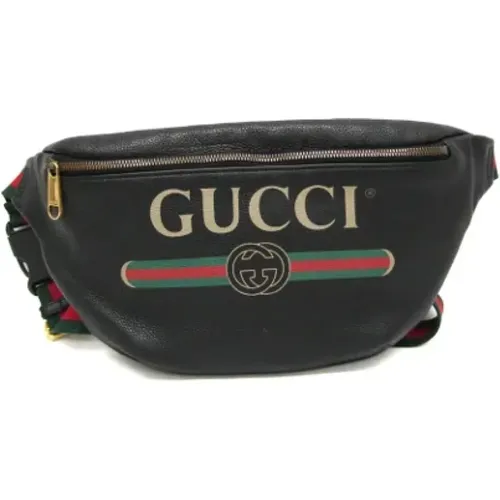 Pre-owned Belt Bags, female, , Size: ONE SIZE Pre-owned Leather crossbody-bags - Gucci Vintage - Modalova