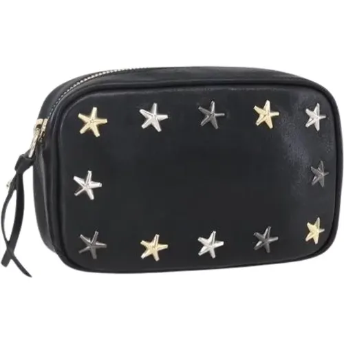 Pre-owned Clutches, female, , Size: ONE SIZE Pre-owned Leather Pouch - Jimmy Choo Pre-owned - Modalova