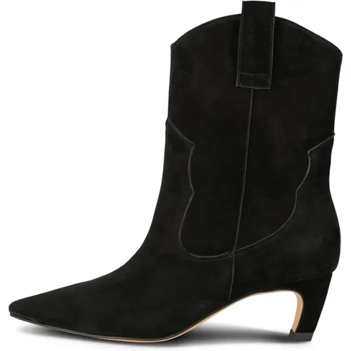 Wilde Western-inspirierte Wildlederstiefel , Damen, Größe: 37 EU - Shoe the Bear - Modalova