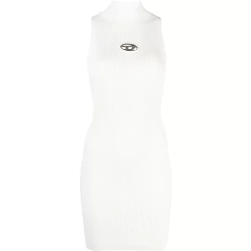 M-Onervax White Dress , female, Sizes: M, XS - Diesel - Modalova