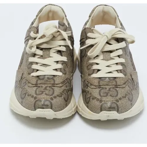 Pre-owned Canvas sneakers , female, Sizes: 5 UK - Gucci Vintage - Modalova