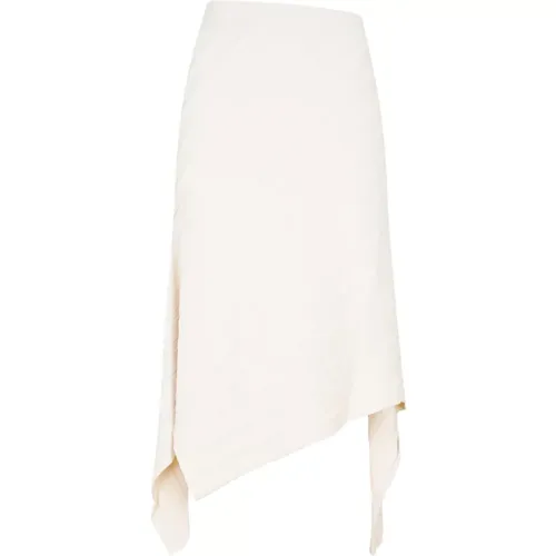 Cream Knit Skirt Aw23 , female, Sizes: XS - Stella Mccartney - Modalova