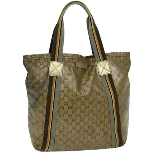 Pre-owned Tote Bags, female, , Size: ONE SIZE Pre-owned Canvas totes - Gucci Vintage - Modalova