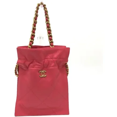 Pre-owned Tote Bags, female, , Size: ONE SIZE Pre-owned Leather chanel-bags - Chanel Vintage - Modalova