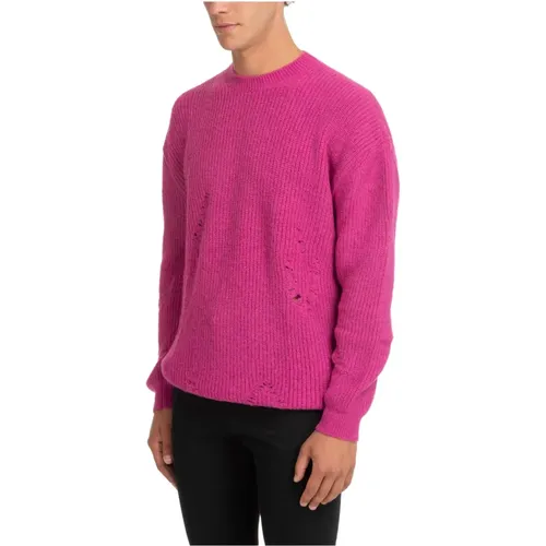 Plain Logo Sweater , male, Sizes: XS, M, S - Barrow - Modalova